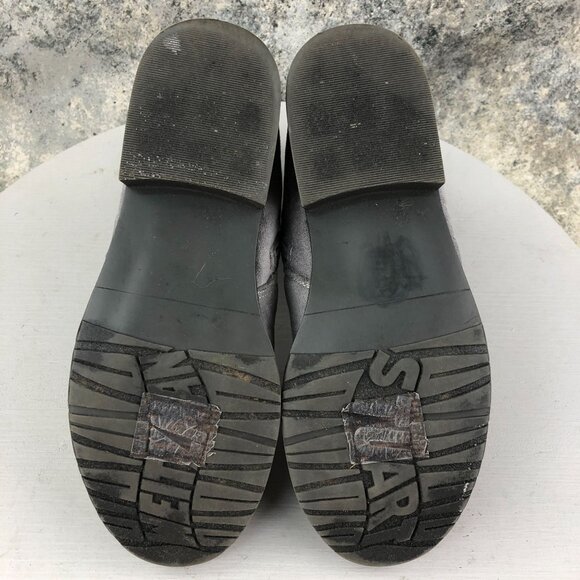 Stuart Weitzman Girl's Size 5 Lowland Mid Grey Faux Suede Side Zip Ankle Booties - Picture 9 of 13